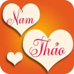 Logo of Text Heart Live Wallpaper android Application 